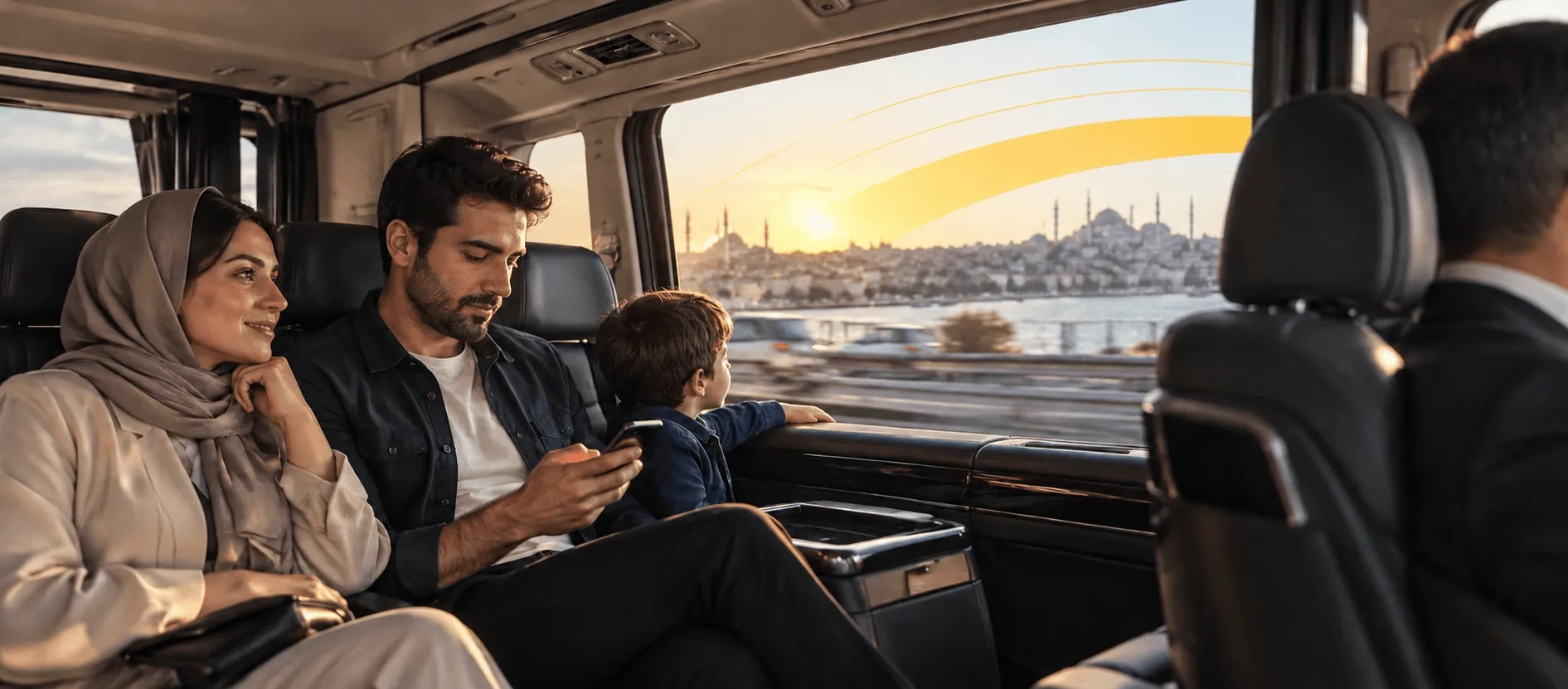 ترانسفر VIP استانبول با مینی ون (فرودگاه جدید استانبول - منطقه اروپایی)