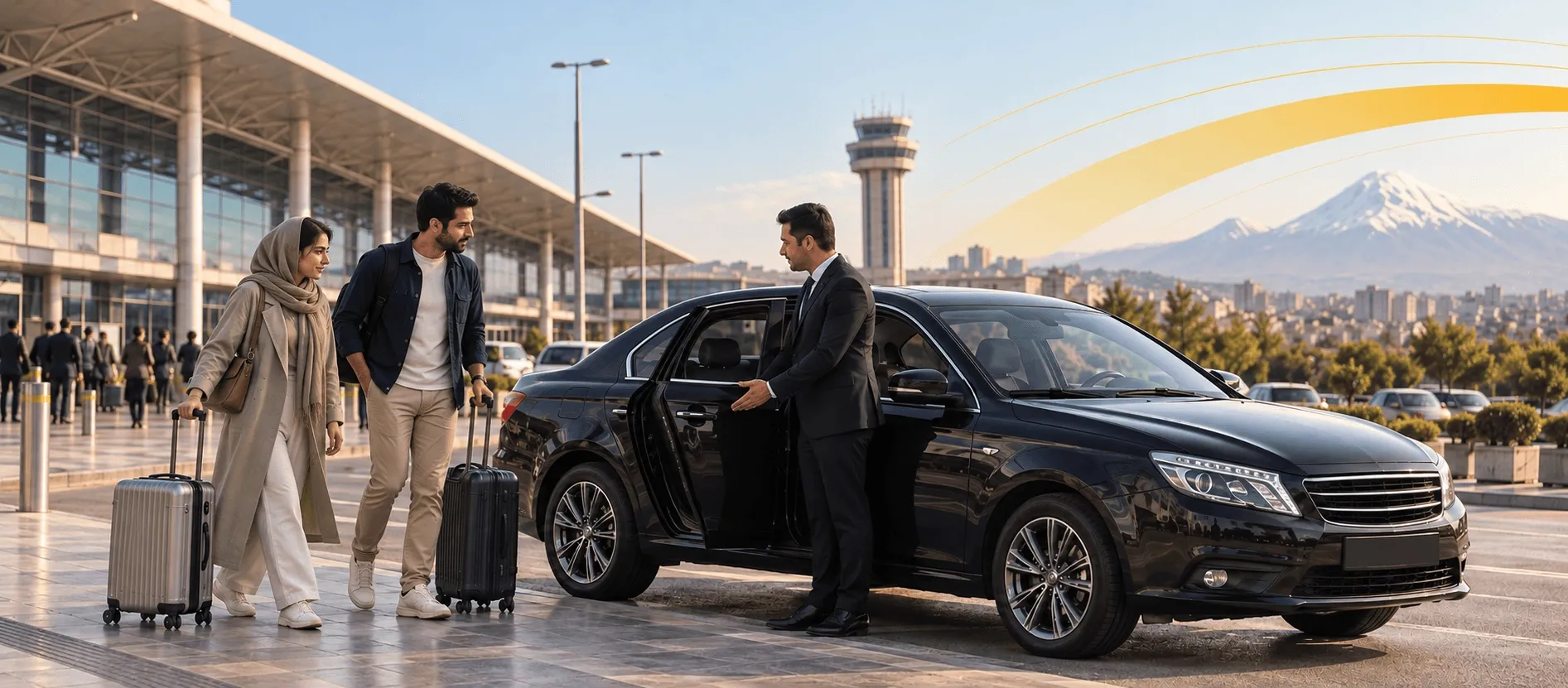 ترانسفر VIP ایروان با خودروی سواری sedan
