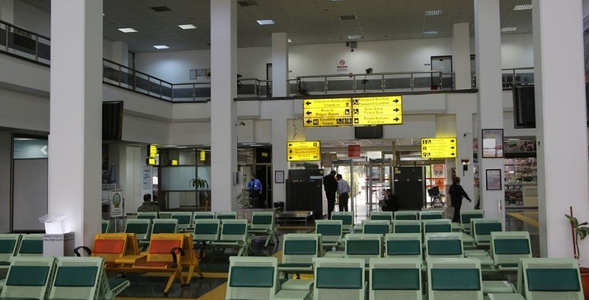 فضای داخلی فرودگاه اسپارتا