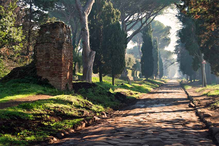 6 1 rome italy Appian Way