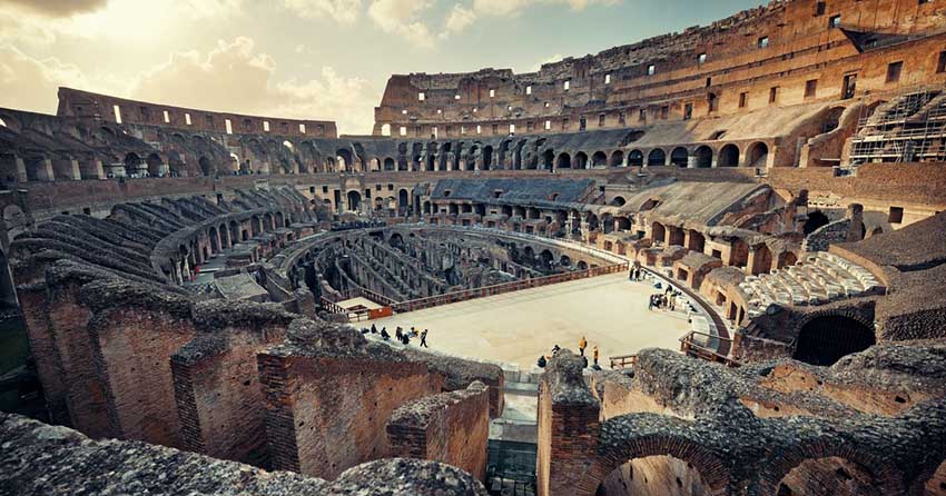 8 1 rome italy colosseum arena floor