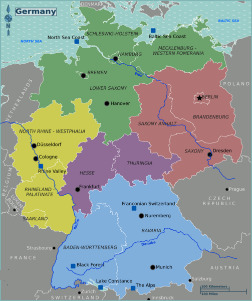 آلمان روی نقشه