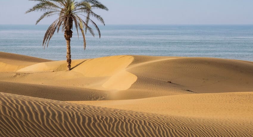 ساحل درک زیباترین ساحل ایران