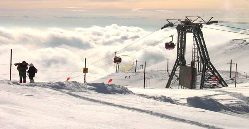 پیست اسکی توچال از جاهای دیدنی تهران در زمستان