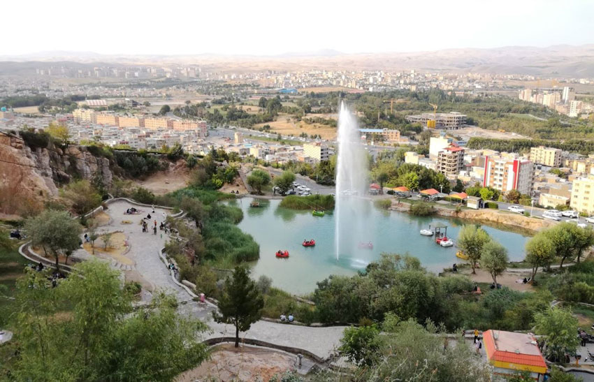 پارک چغا از جاهای دیدنی بروجرد 