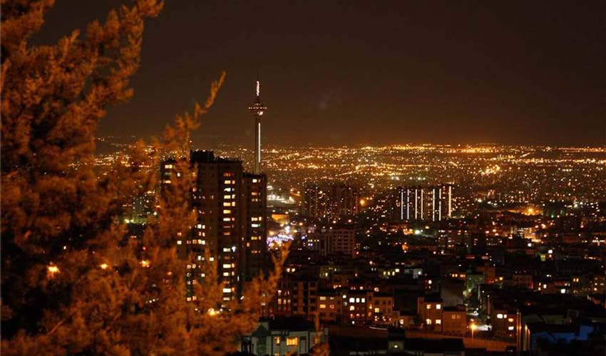 بام تهران از جاهای دیدنی تهران در زمستان