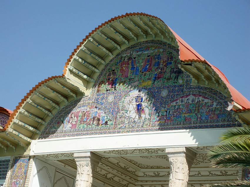 معماری باغ ارم شیراز