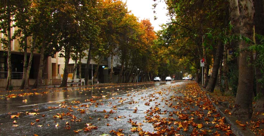 زیباترین خیابان های تهران برای پیاده روی