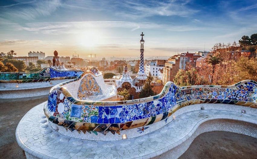 pic 11 Park Guell in Barcelona Spain