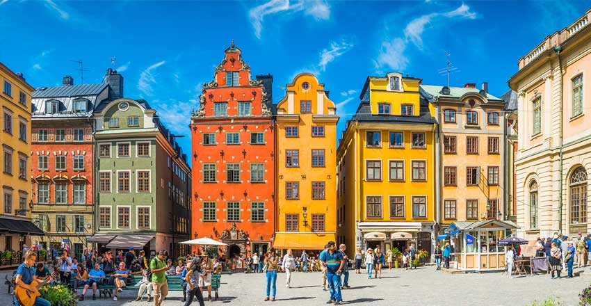شهر قدیمی استکهلم از جاهای دیدنی سوئد