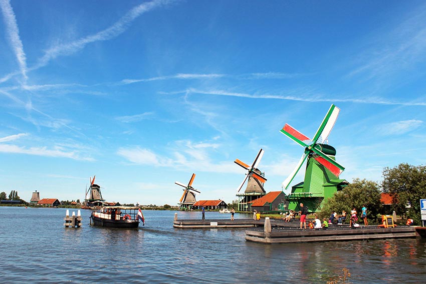 آسیاب‌های بادی - جاهای دیدنی آمستردام