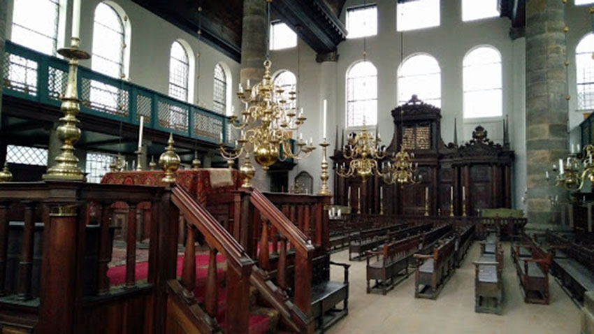 عبادتگاه سیناگوگ پرتغالی - جاهای دیدنی آمستردام