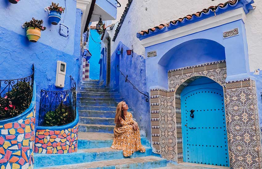 شفشاون، فیروزه‌ای در مراکش