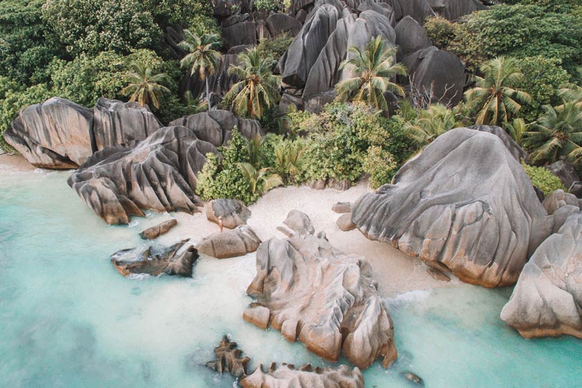 آنس سورس دارجنت در سیشل (Anse Source d'Argent, Seychelles) از زیباترین سواحل دنیا