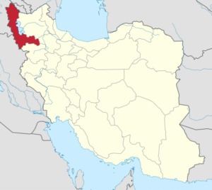 شهر ارومیه روی نقشه