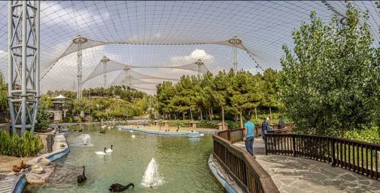 Google Maps فضای سبز و دیدنی‌های باغ پرندگان تهران