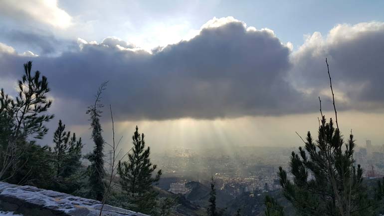بام تهران از جاهای دیدنی تهران