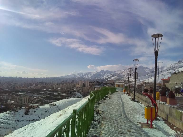 بام محک از دیدنی های تهران