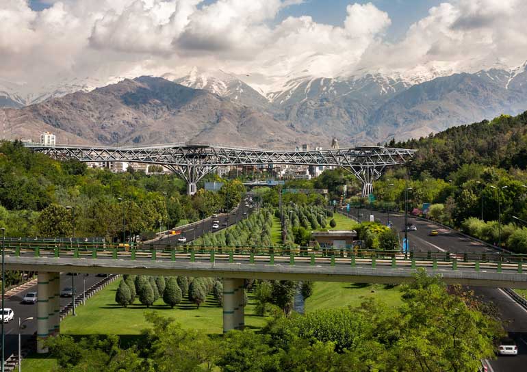 پل طبیعت تهران