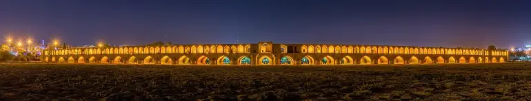 سی و سه پل اصفهان؛ قدم بر طولانیترین پل زاینده رود 34 سی و سه پل اصفهان