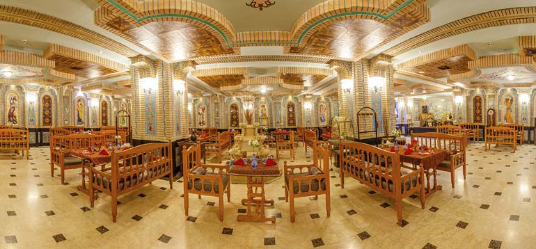Goldenpalacehotel رستوران سنتی ترمه