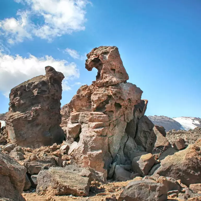کمپ در قله سبلان