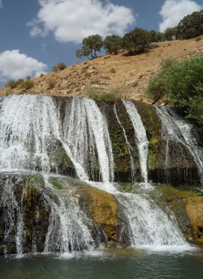 بهترین مسیر دسترسی به آبشار هفت چشمه