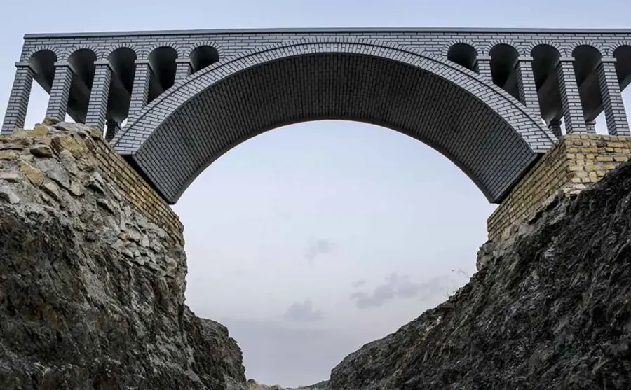 بناهای مختلف مینی ورلد ملایر- پل ورسک، سوادکوه