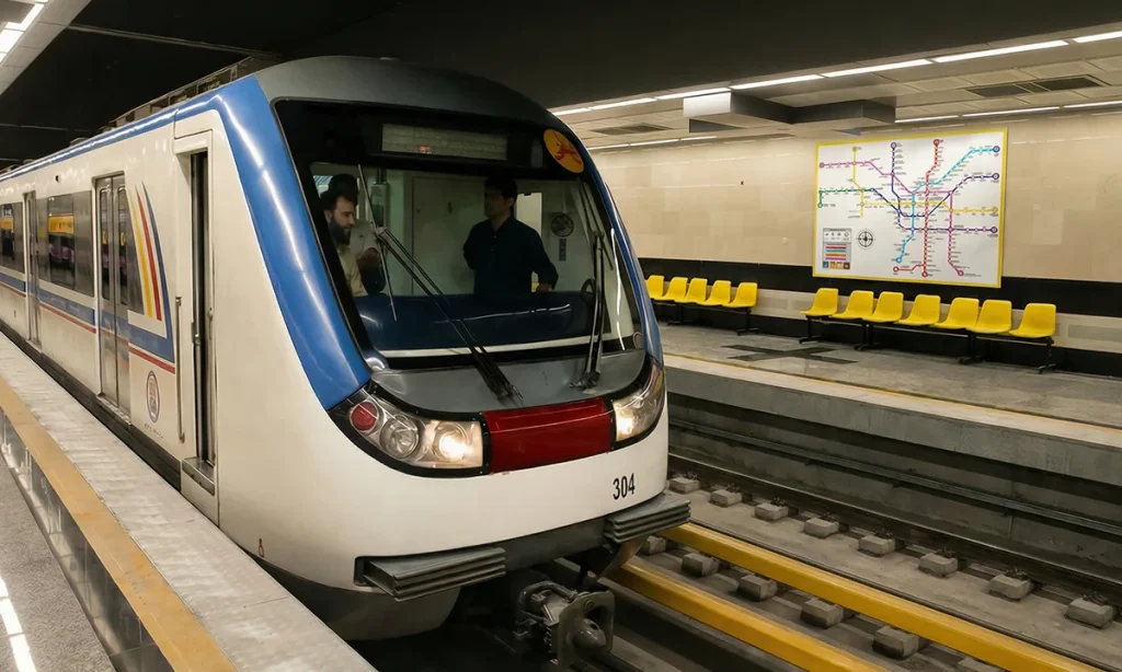 اعلام جزئیات ساعت کار مترو و اتوبوس تهران در پایان سال 1404؛ فعالیت مترو تا ساعت 24 1 tehran metro map 1024x614 1