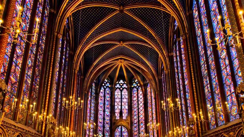 دیدنیهای پاریس کلیسای سنت شاپل