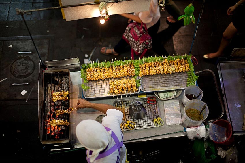 دیدنی های بانکوک - غذای خیابانی تایلند