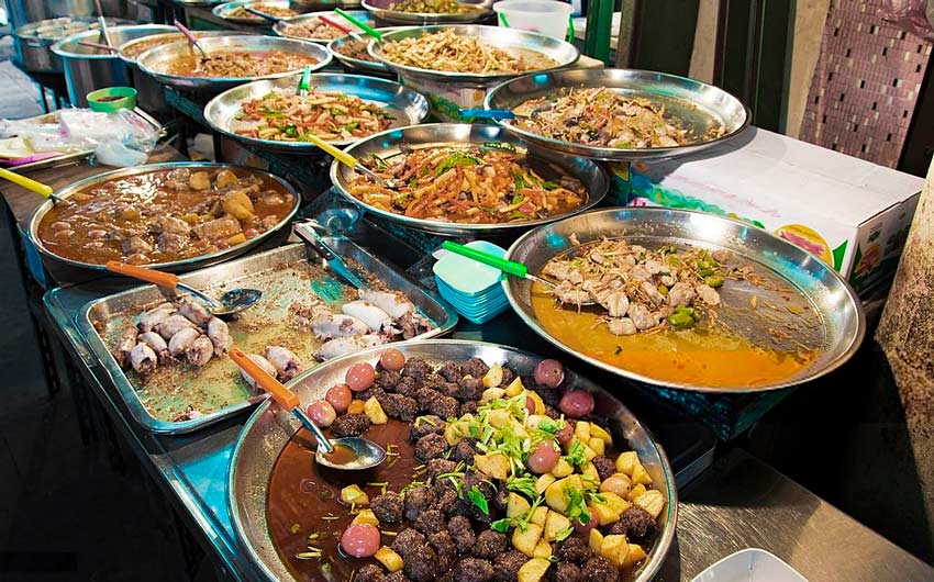 غذای خیابانی تایلند - جاهای دیدنی بانکوک