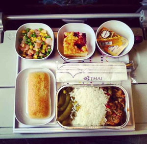 غذا در هواپیما