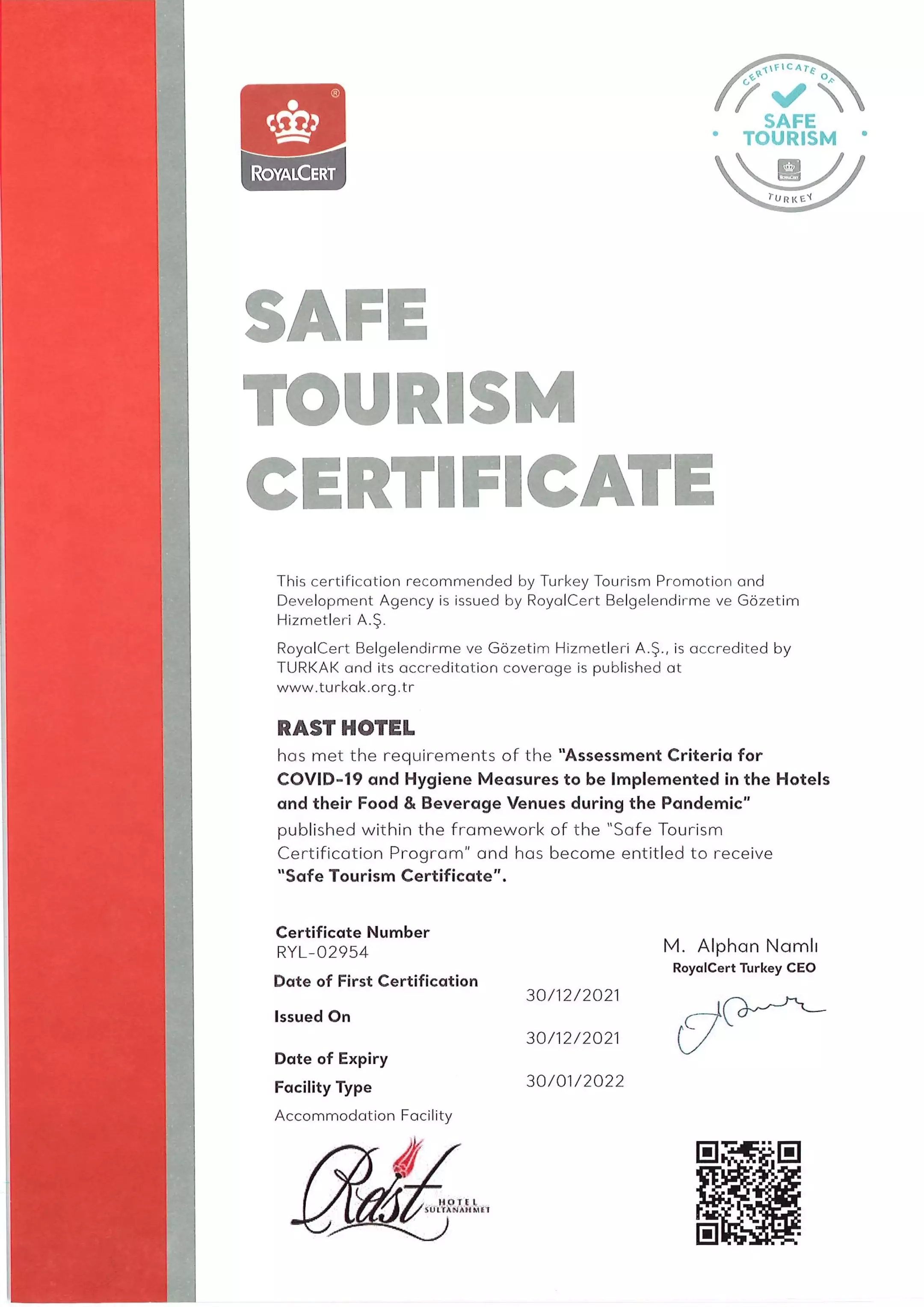 هتل Rast Hotel استانبول