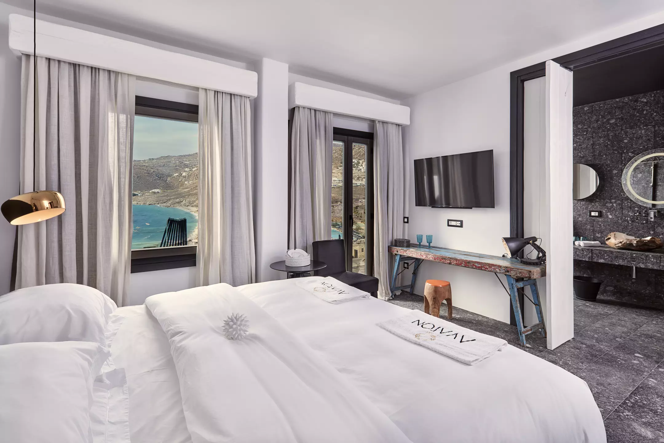 هتل Myconian Avaton Elia Beach