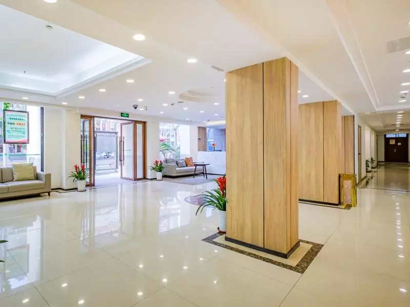 هتل Greentree Inn Shanghai Jingan Xinzha Road Business Hotel Shanghai