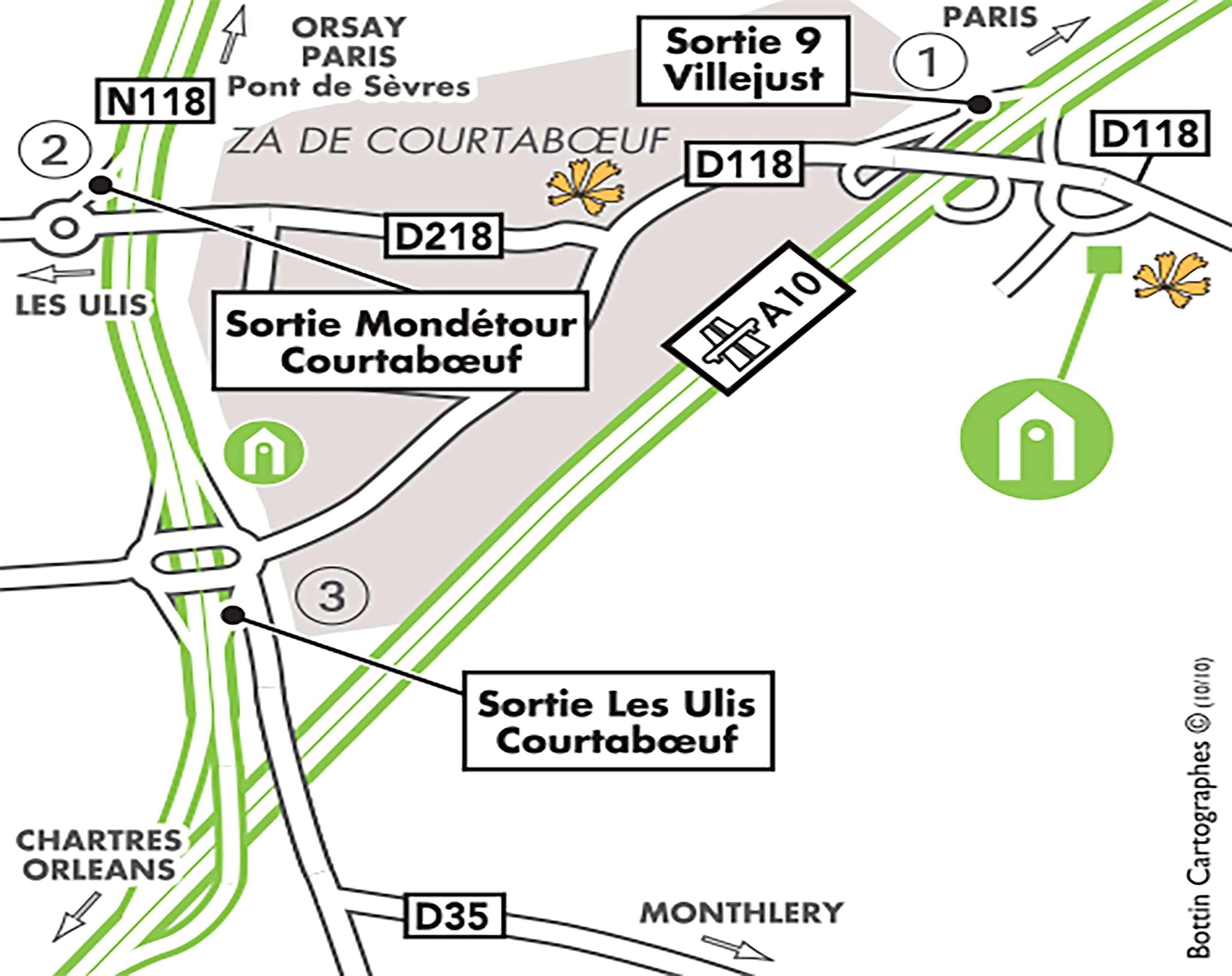 هتل Campanile Villejust - ZA Courtabœuf Massy